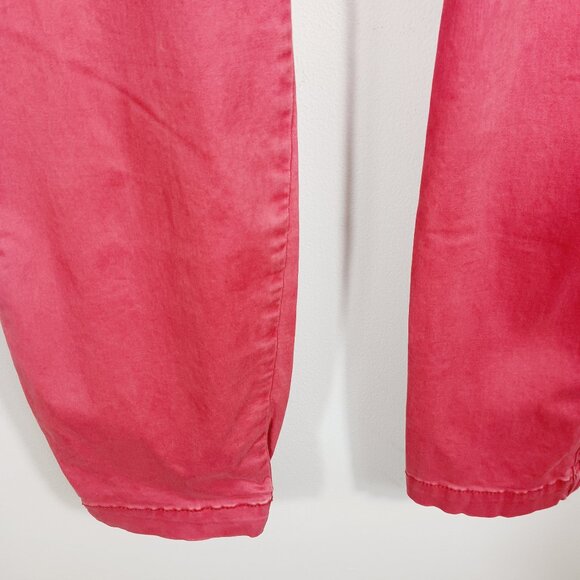 Cabi, Hutton, Nantucket Red Ankle Jogger Pants, Size 8, Classic, 98% Cotton - Picture 4 of 16